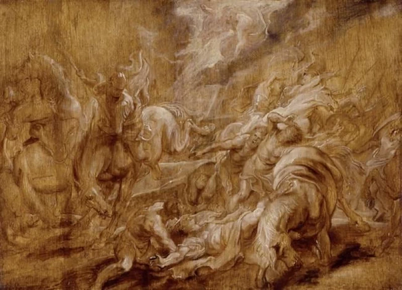  303-Pieter Paul Rubens-La conversione di San Paolo- Ashmolean Museum 